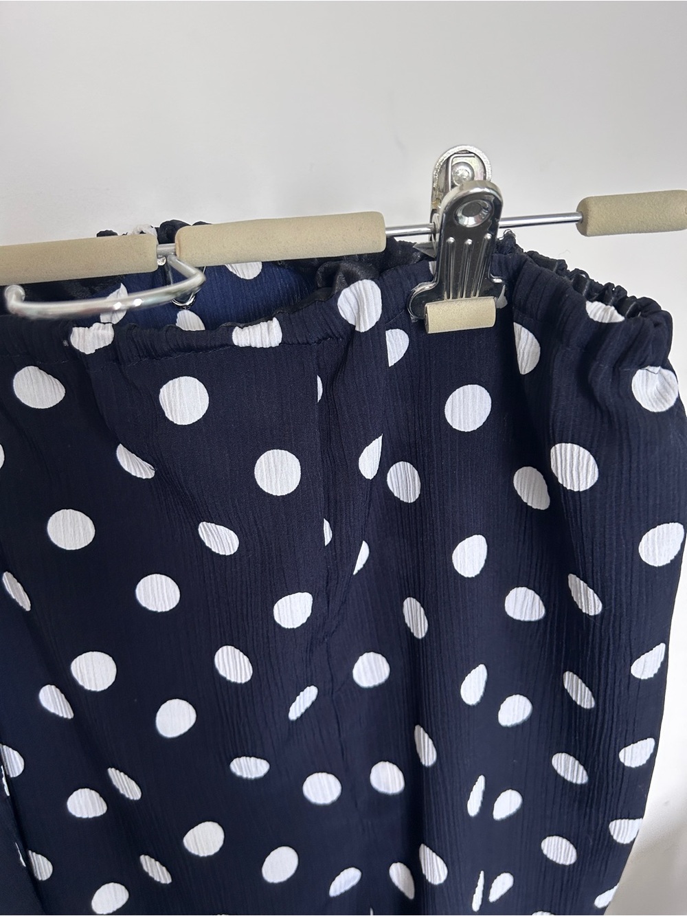 Vintage - stretchy polka dot skirt